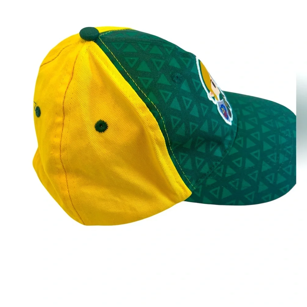 Vivid Green/Yellow “The Legend of Zelda—Link’s Awakening”SnapBack Baseball Hat